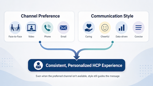 Why HCP Communication Style Preference Still Matter - Even When You Can't Use Their Preferred Channel